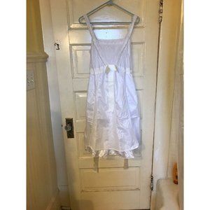 White French Griffin Dress Ruffle Sun Dress Garden Party Size Medium NWT